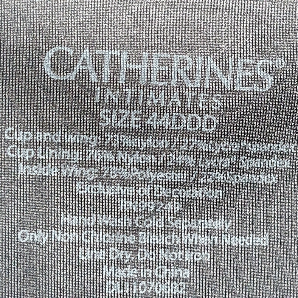 Catherine's Front Hook,Full Back Coverage Black B… - image 2